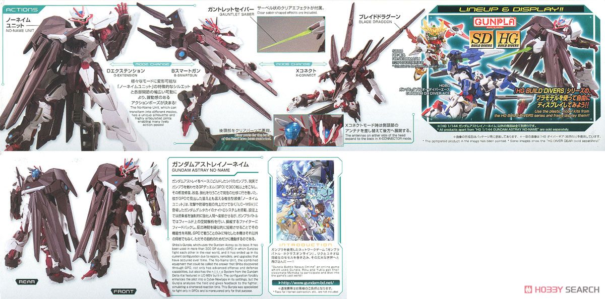 Mô Hình Bandai Gundam Hgbd Astray No Name - Tab Store