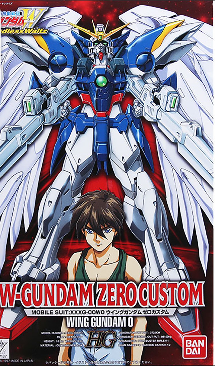 Mô hình hg W-Gundam Zero Custom Bandai