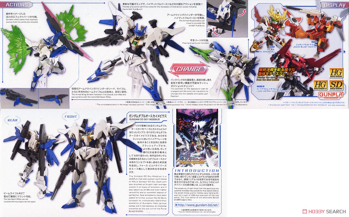 Mô Hình Bandai Gundam Hg Bd R 00 Sky Moebius - Tab Store