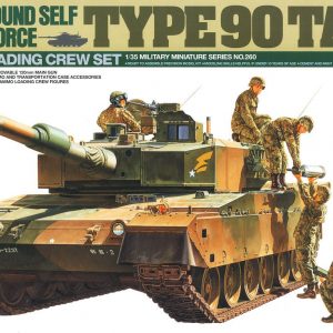 Mô Hình Xe Tăng Quân Sự JGSDF Type 90 Tank wAmmo-Loading Crew Set Tamiya 35260